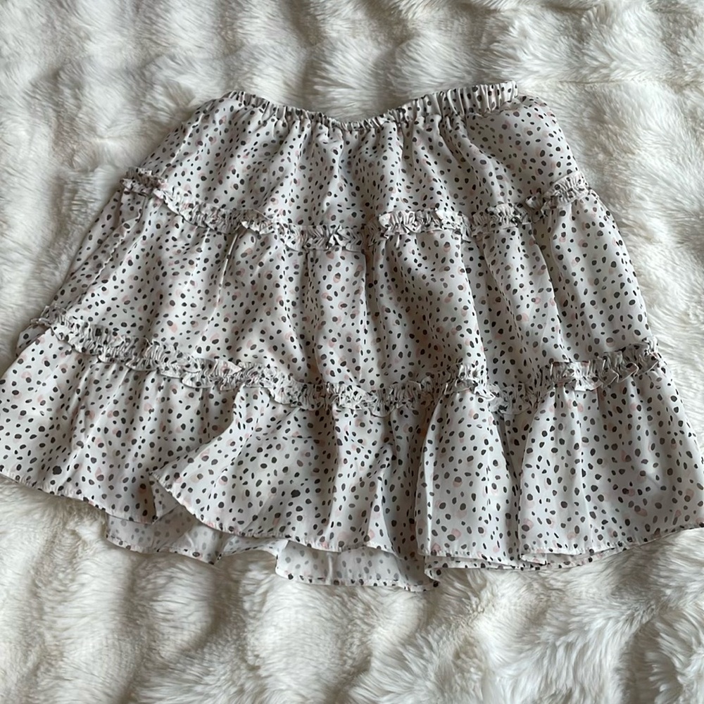 Princess Polly Spotted Mini Skirt